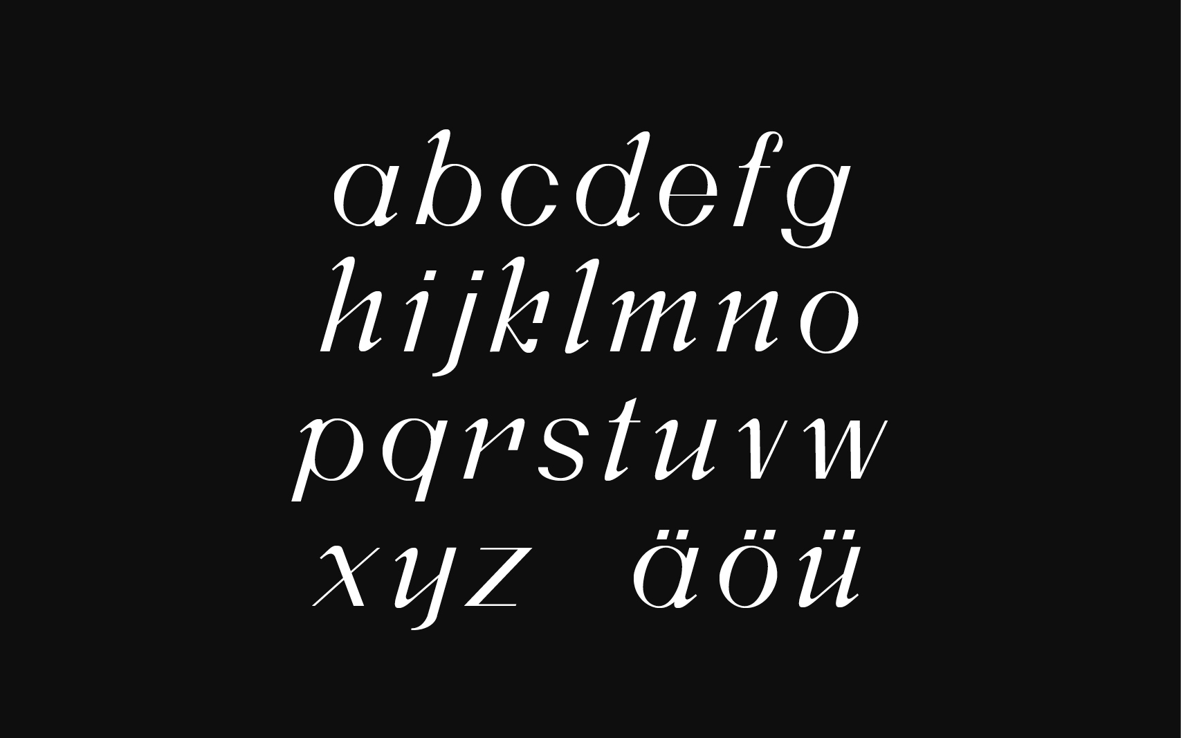 Modulare Schrift 0211